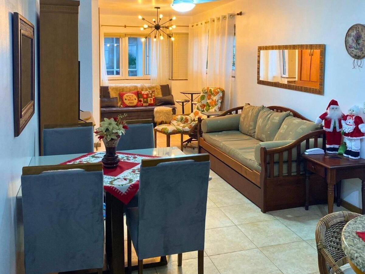 Apartamento No Residencial Village No Centro De Gramado, Com Piscina Aquecida E Hidromassagem Dış mekan fotoğraf