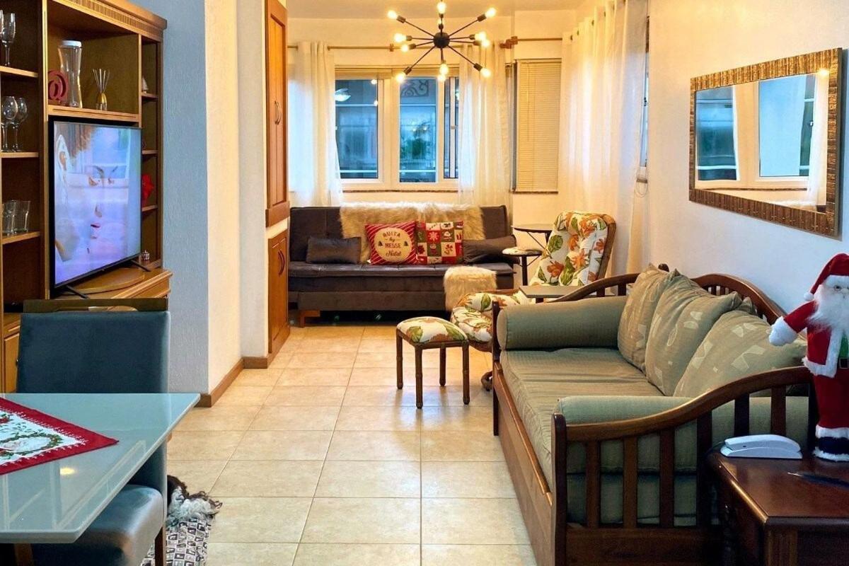Apartamento No Residencial Village No Centro De Gramado, Com Piscina Aquecida E Hidromassagem Dış mekan fotoğraf