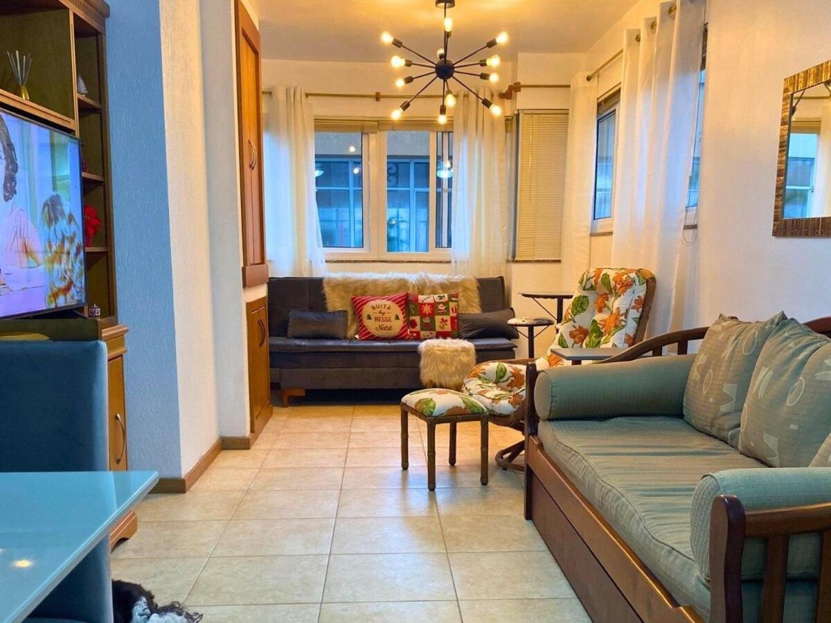 Apartamento No Residencial Village No Centro De Gramado, Com Piscina Aquecida E Hidromassagem Dış mekan fotoğraf